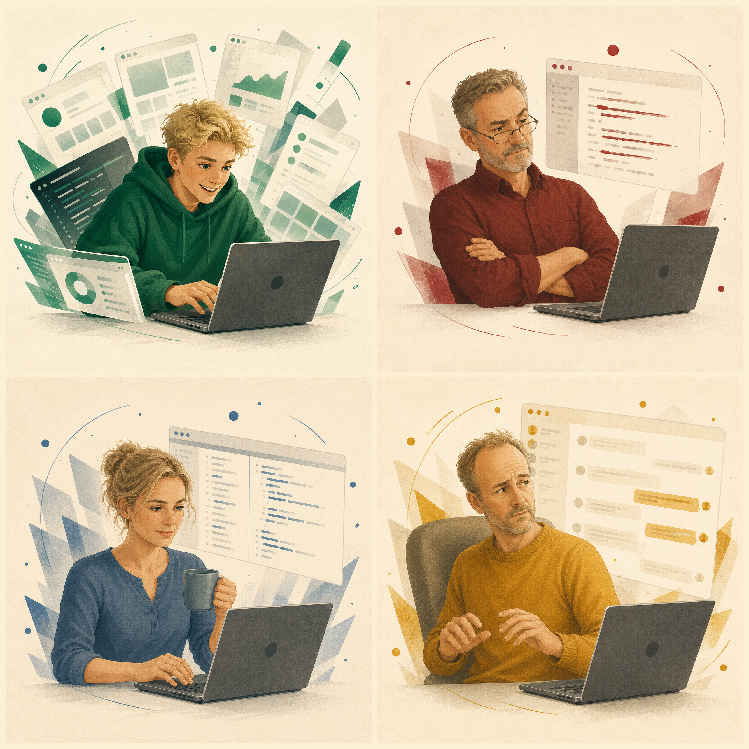 Four developers